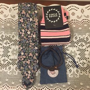 Sprezza 3 piece set, tie, socks and bracelet